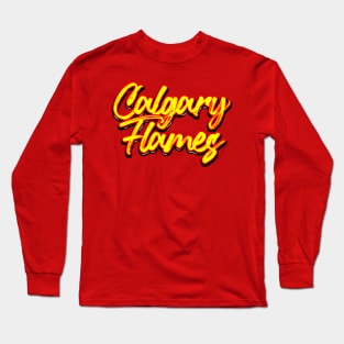 Calgary flames fans Long Sleeve T-Shirt